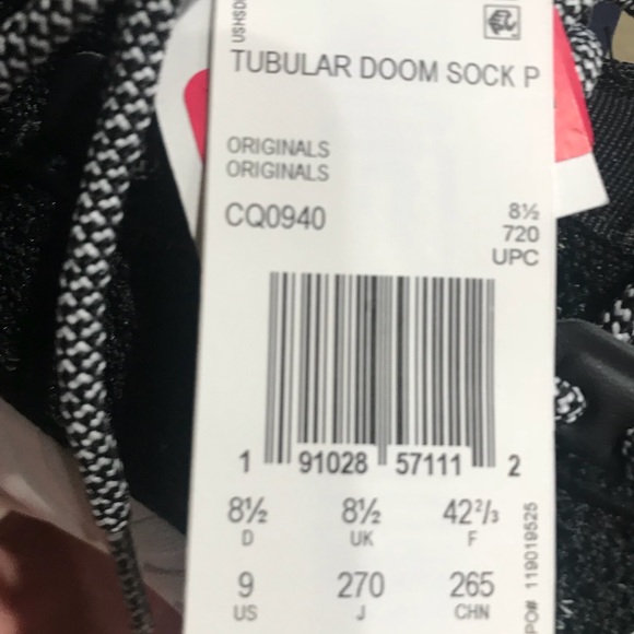 adidas New! TUBULAR DOOM SOCK - Picture 9 of 10